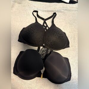 Bundle of 2 bras. 1 Lively Black and 1 pink one